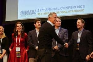 RMAI awarded Bryan Faliero of Resurgent Holdings, LLC, the Bud Reitzel Lifetime Commitment Award