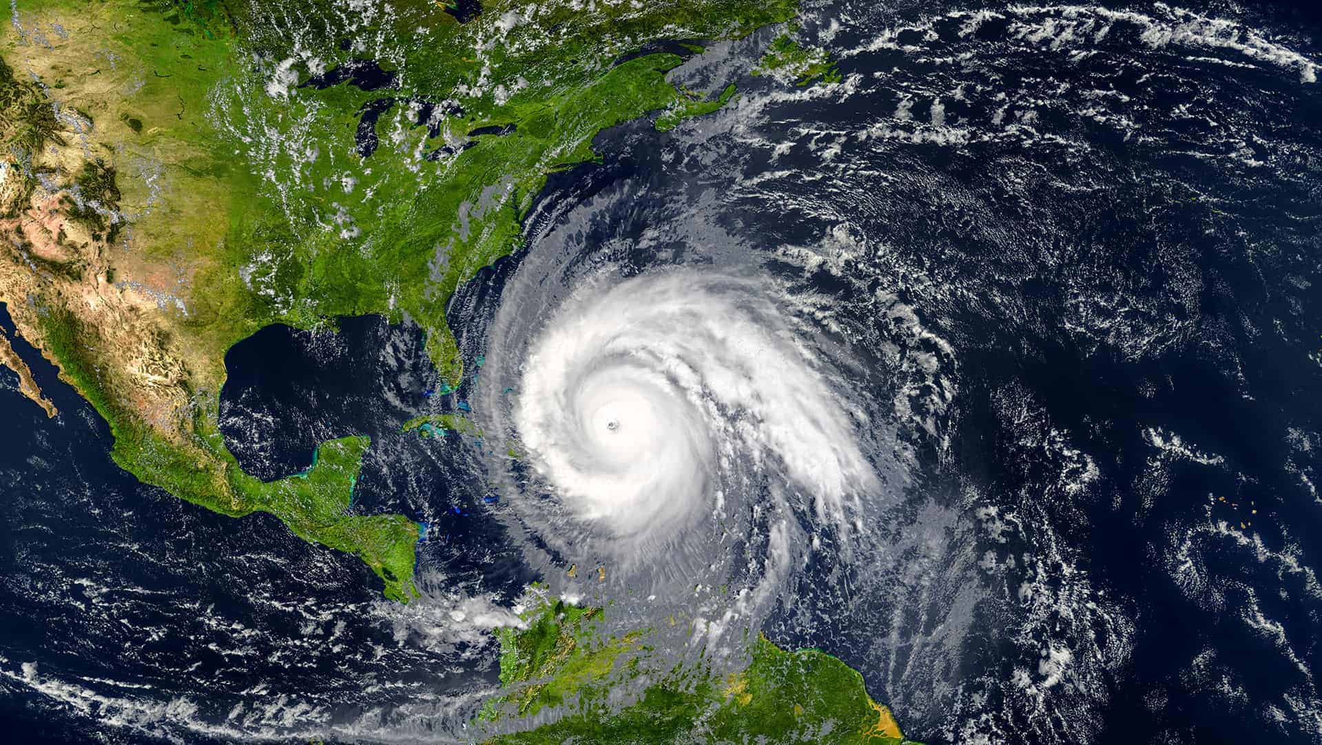NASA photo of a hurricane