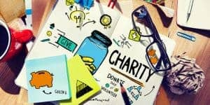 graphic depicting charity