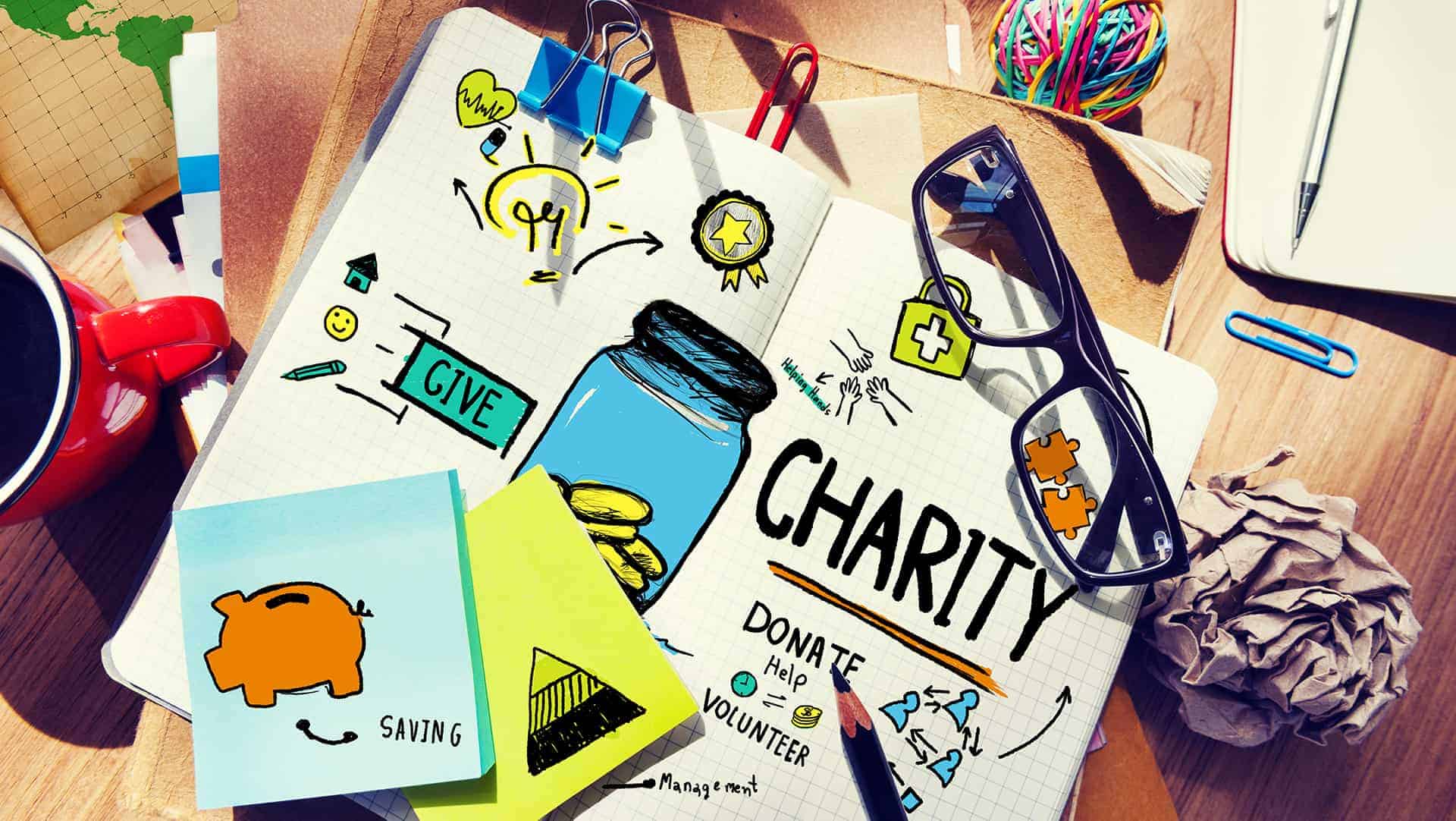 graphic depicting charity