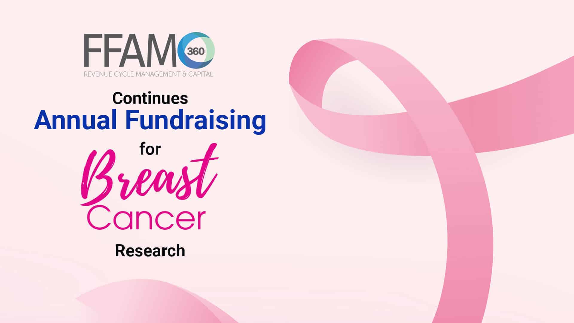 A pink ribbon denotes awareness symbol of breast cancer