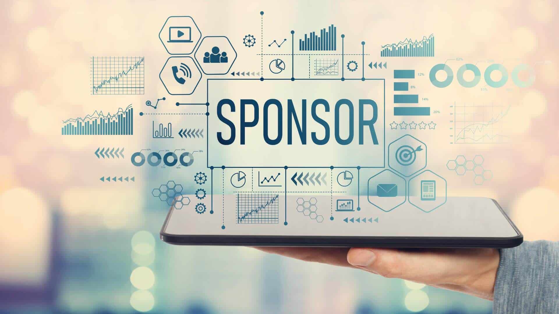 This is a representation of sponsors in a vector format