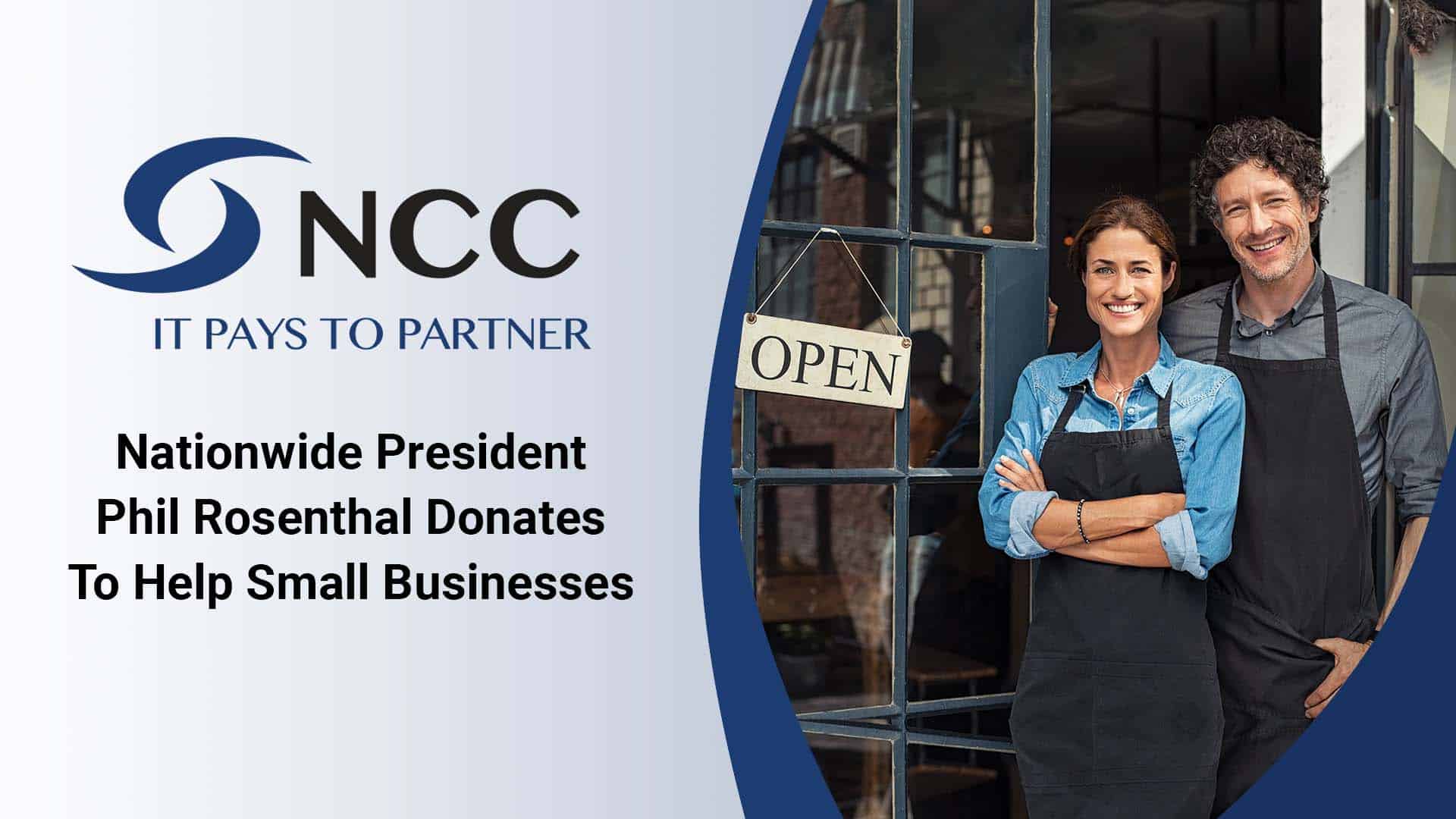 Small business owners couple