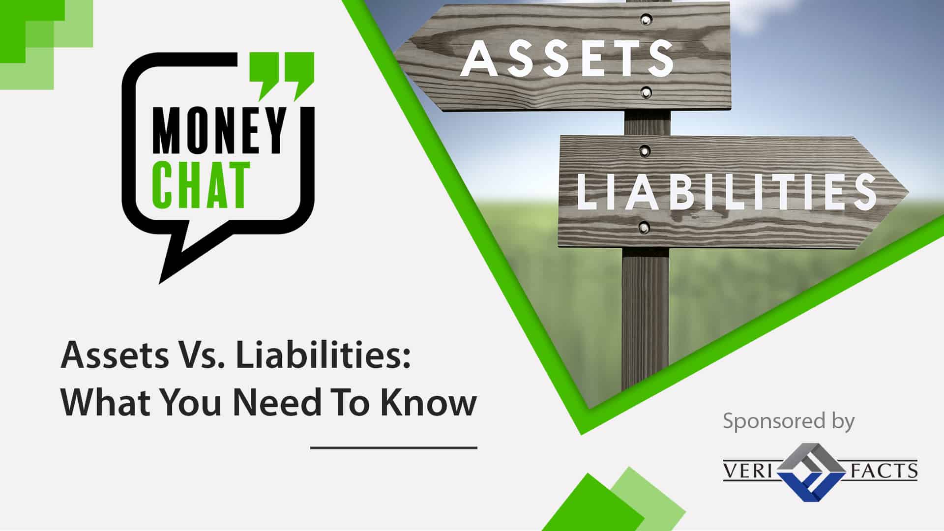 List of assets vs liabilities in the note pad