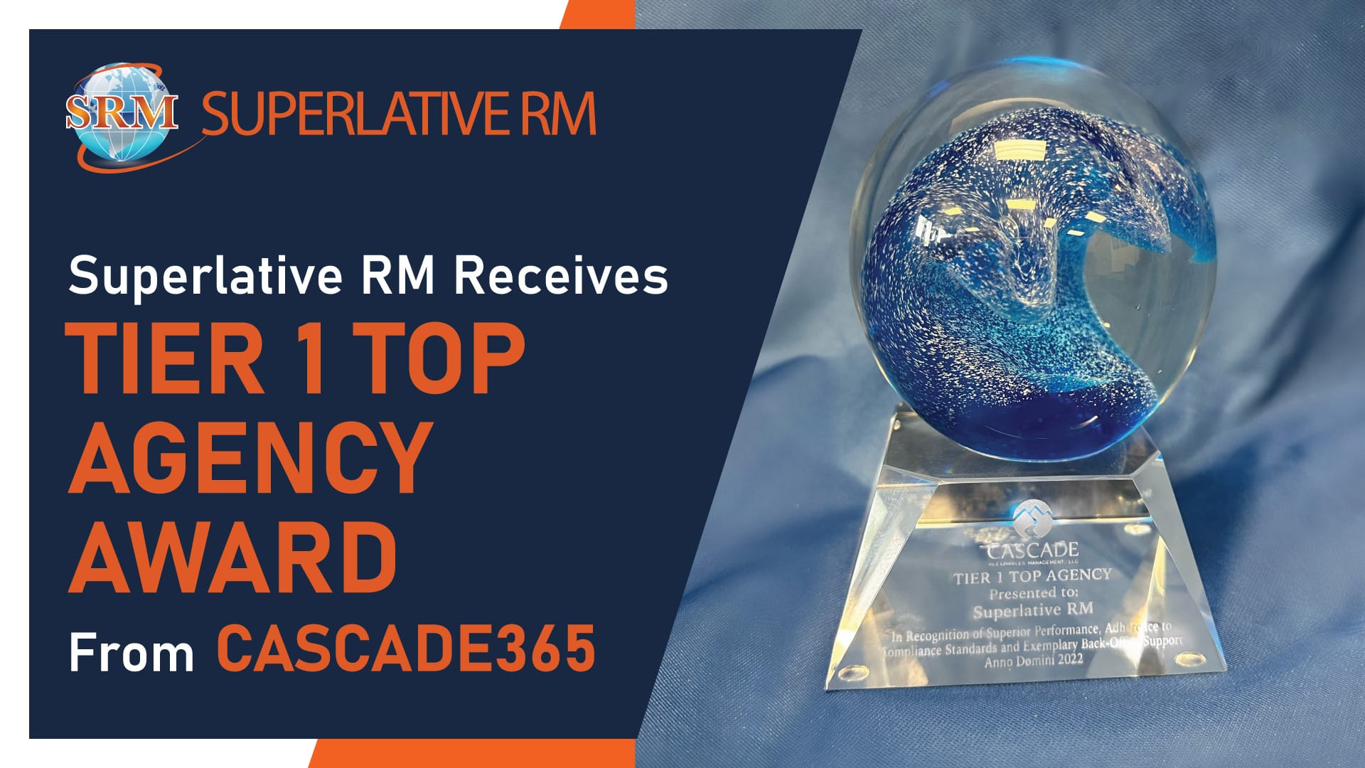 photo of Tier 1 Top Agency award from Cascade365
