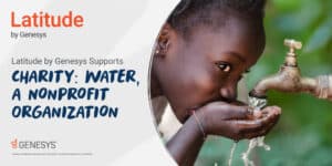 Social Issues: African Child Drinking Fresh Water From Tap