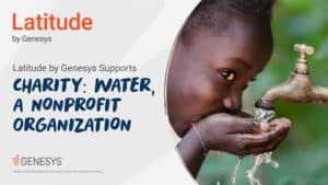 Social Issues: African Child Drinking Fresh Water From Tap