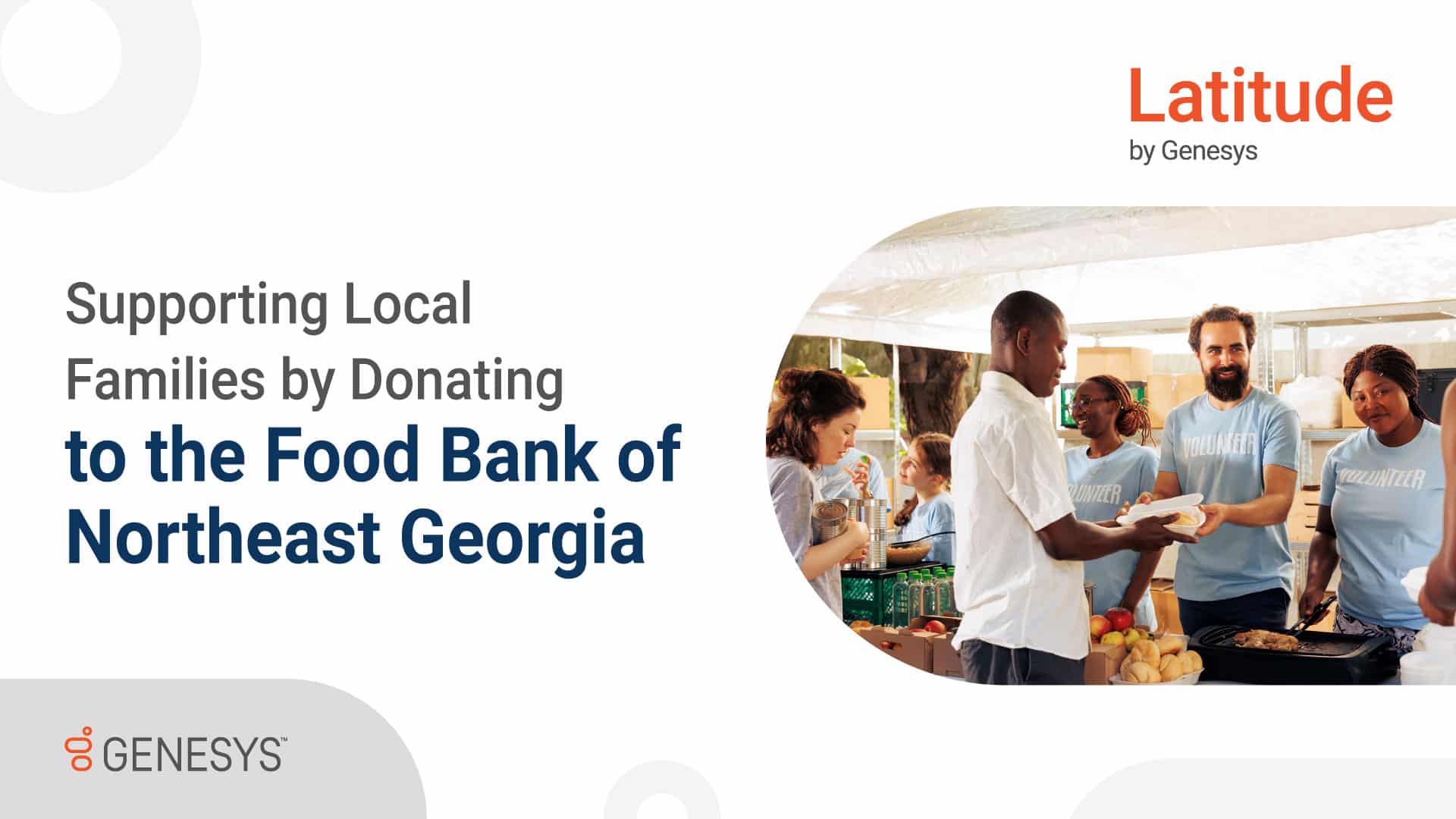 A group of people volunteering at a local food bank