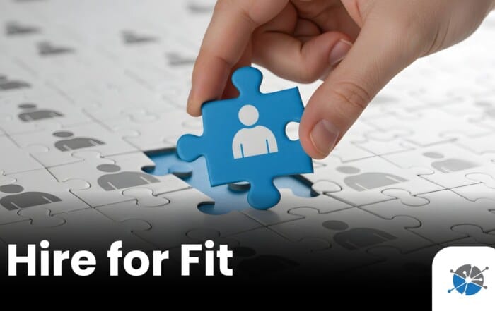 A puzzle piece illustration showing alignment between roles and people, emphasizing behavioral fit in debt collection hiring.