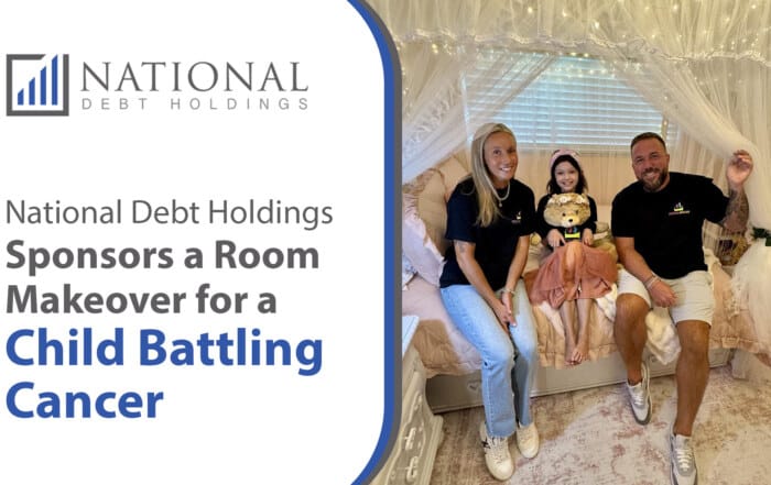 National Debt Holdings Sponsors a Room Makeover for a Child Battling Cancer