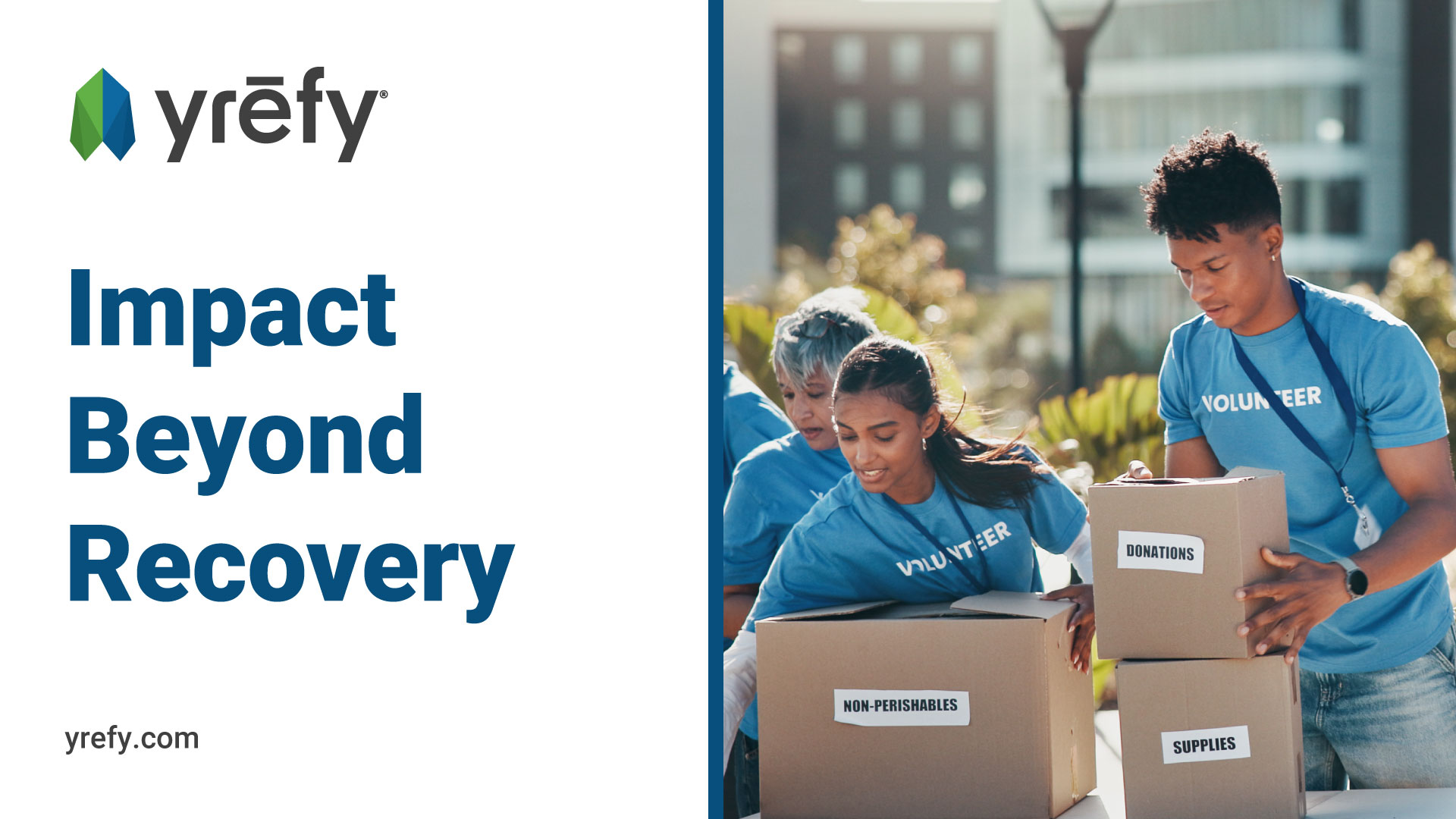 Yrefy community impact supporting borrowers and charitable initiatives