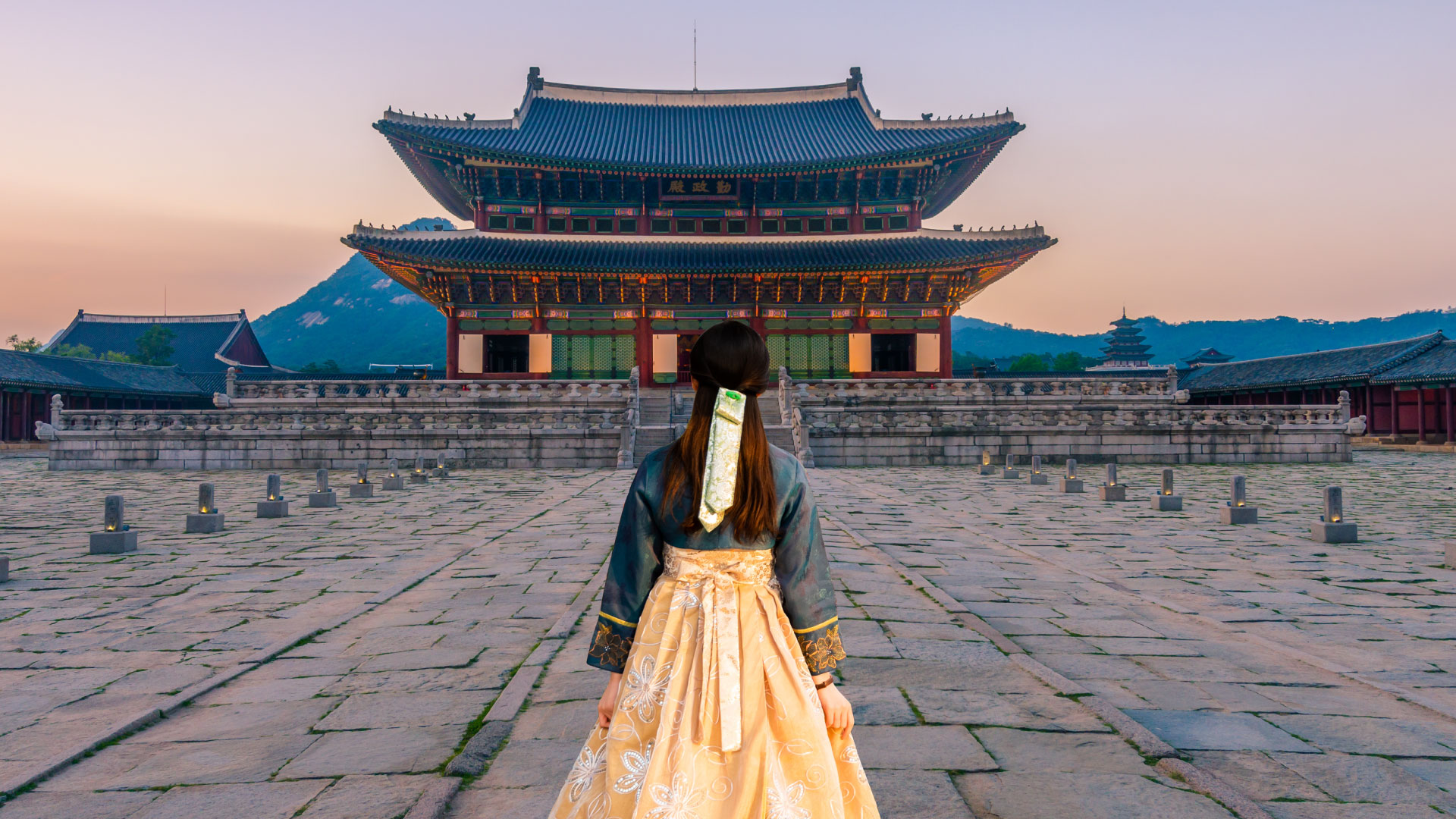 Gyeongbok palace in Seoul City, South Korea