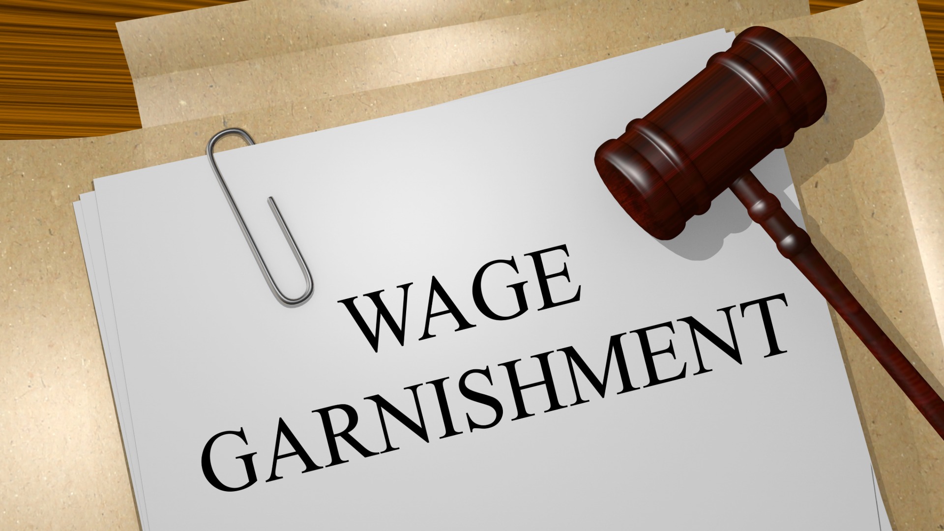 Wage Garnishment Concept