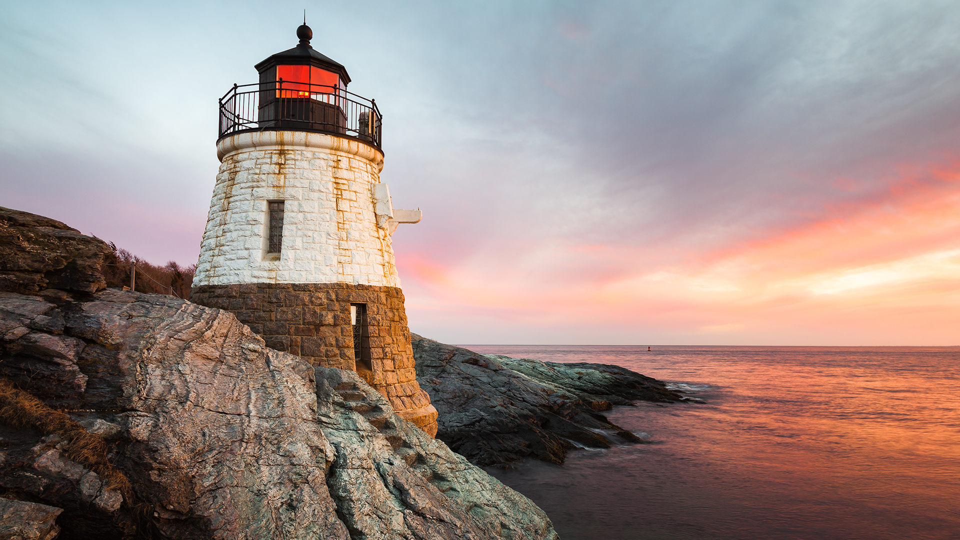 Castle Hill Lighthouse Seascape, Newport Rhode Island